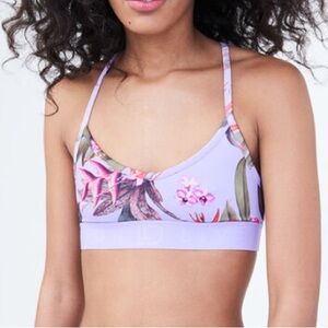 LLD Studio Tropical Low-Impact Y-Back Sports Bra